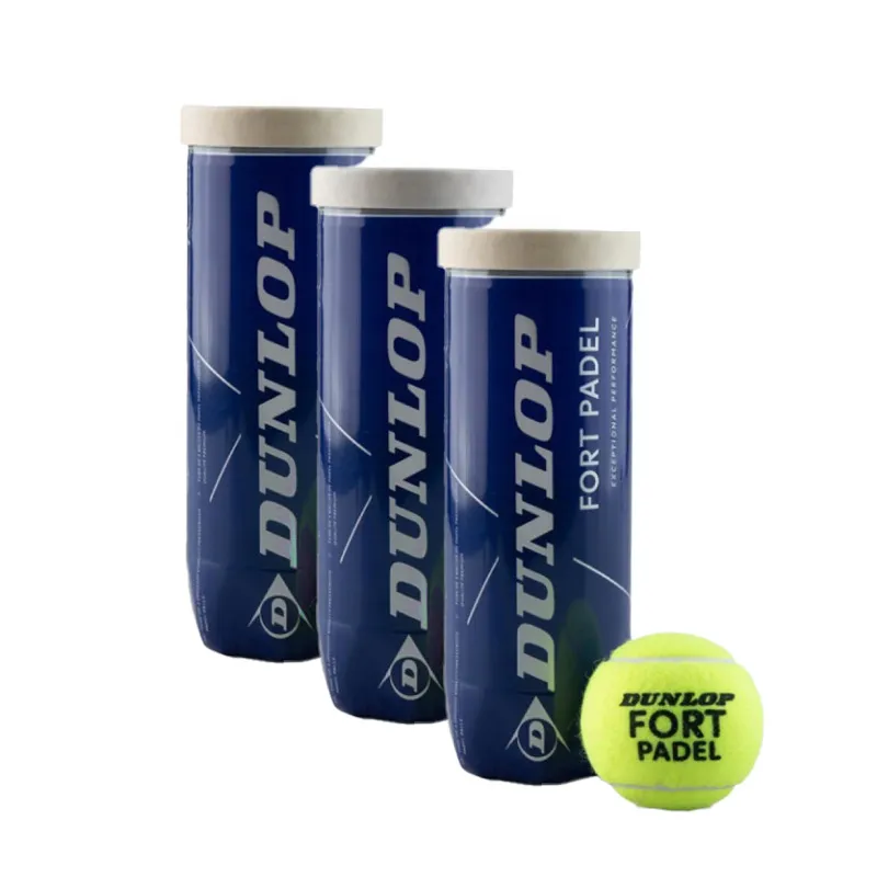 Pack de 3 Botes de Pelotas Dunlop Fort Padel | Dunlop