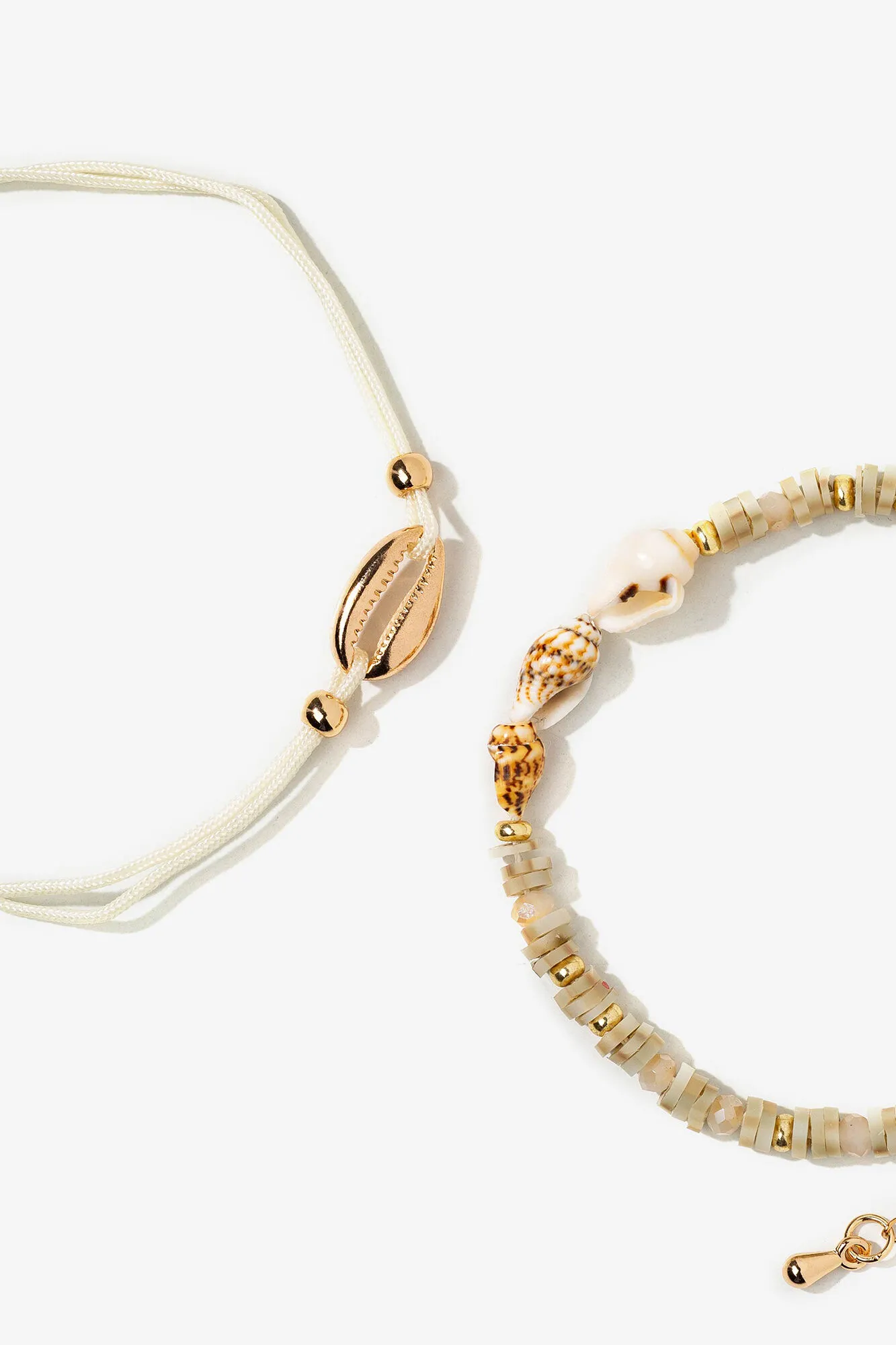 Pack Pulsera Pie Concha Natural