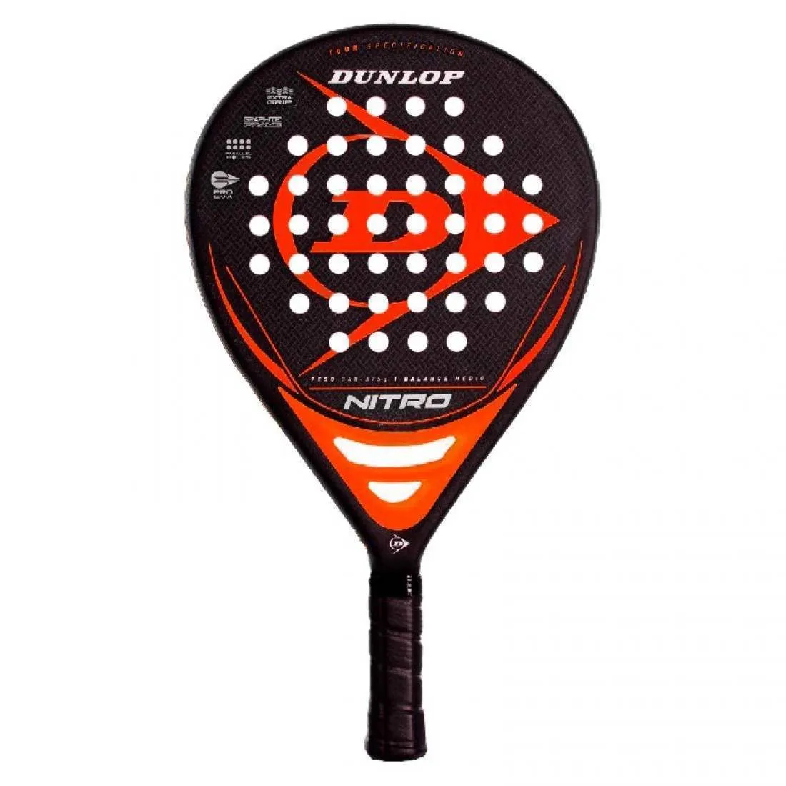 Pala Dunlop Nitro Naranja Negro | Dunlop
