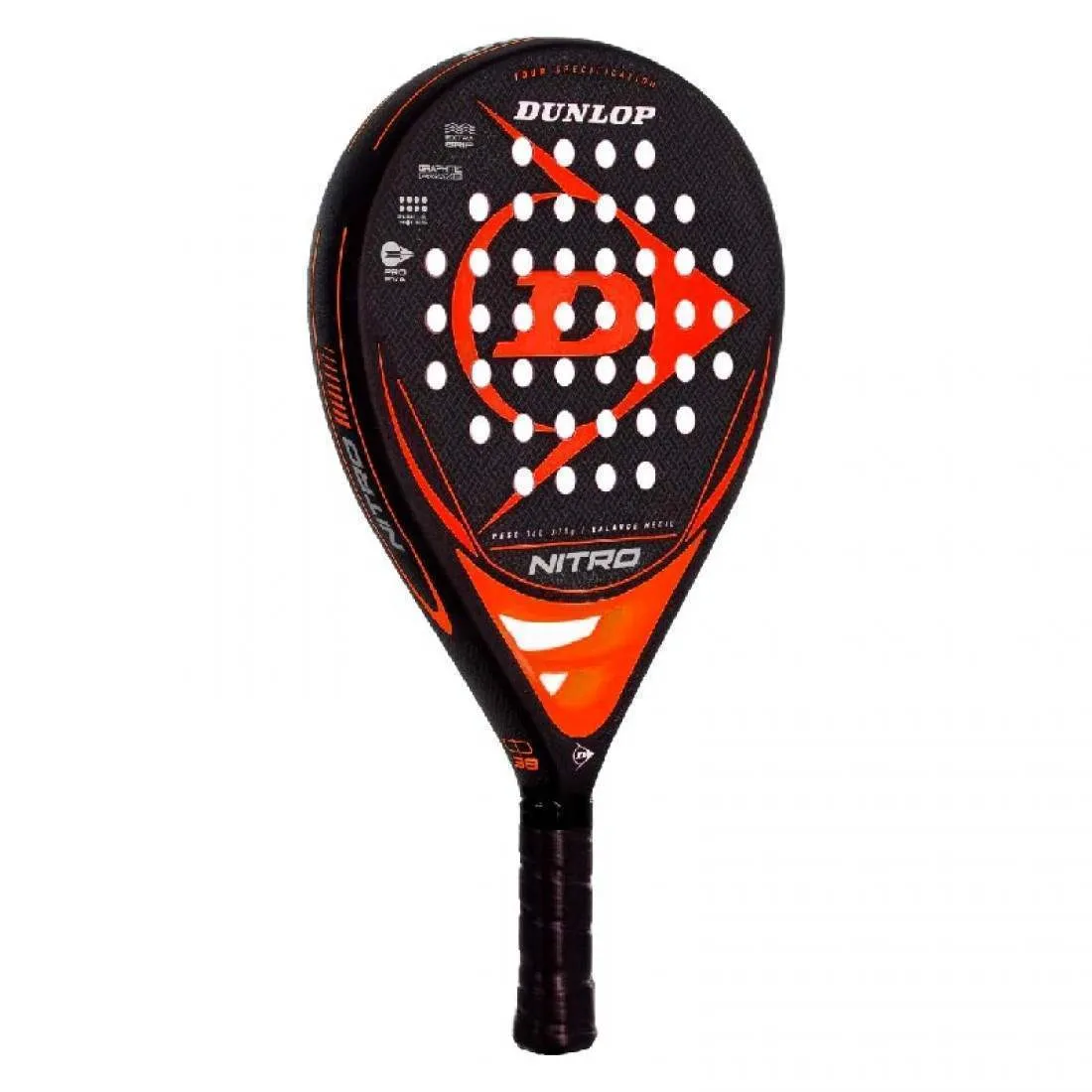 Pala Dunlop Nitro Naranja Negro | Dunlop