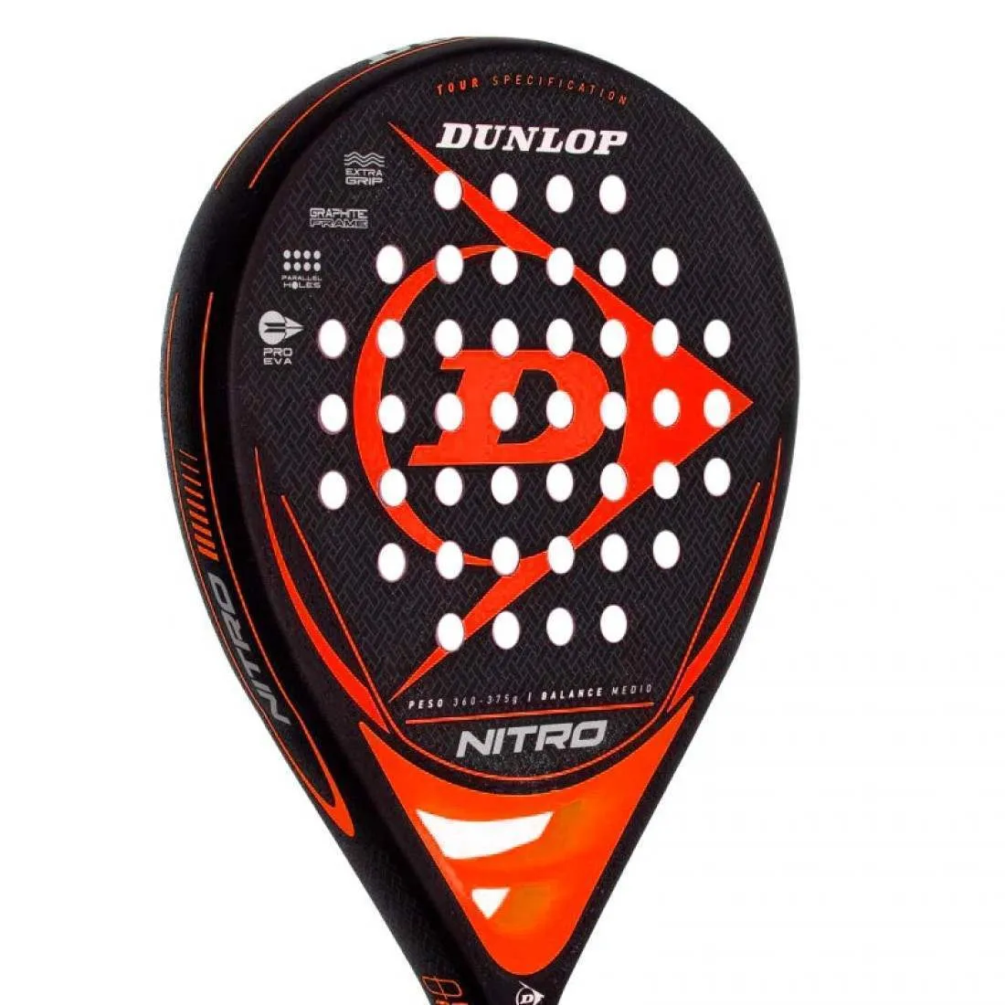 Pala Dunlop Nitro Naranja Negro | Dunlop