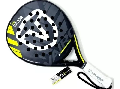 Paleta De Padel Vairo Eva Razor Color Negro/amarillo