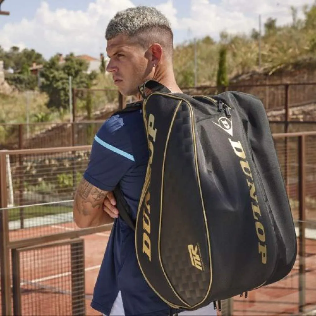 Paletero Dunlop Elite Negro Dorado | Dunlop