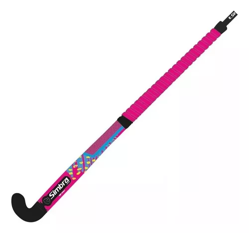 Palo De Hockey Simbra Spirit Inicial Junior Adulto Pvc Color Fucsia Negro 32