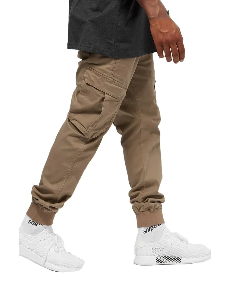 Pantalon reel reflex rib cargo dark sand
