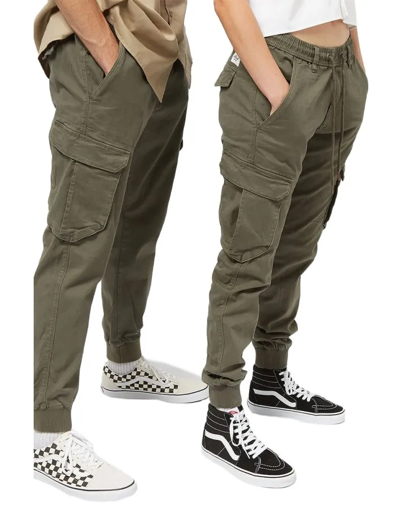 PANTALON REEL REFLEX RIB CARGO OLIVE