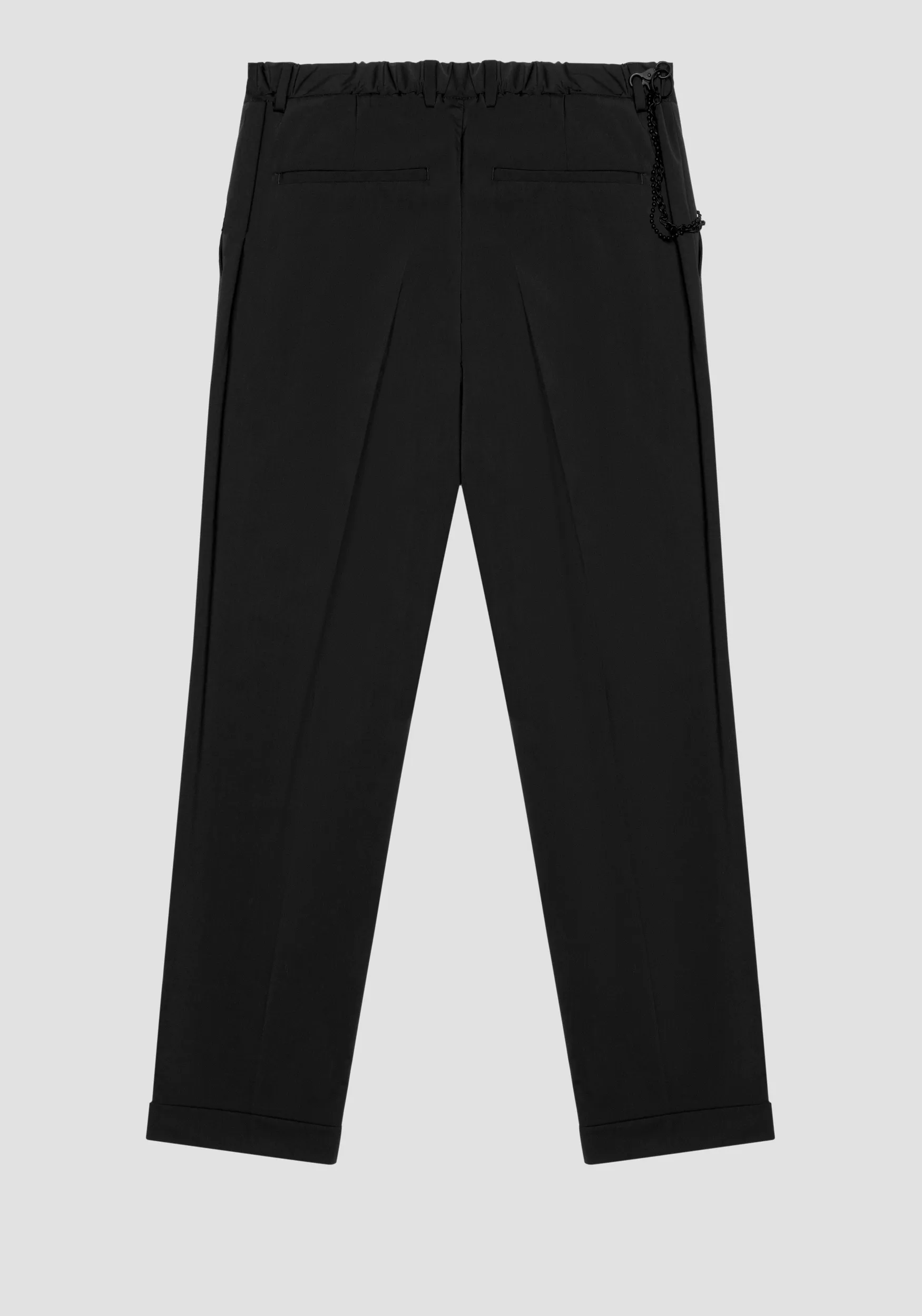 PANTALONES SLIM FIT «RAD» TOBILLEROS CON PLIEGUE CENTRAL