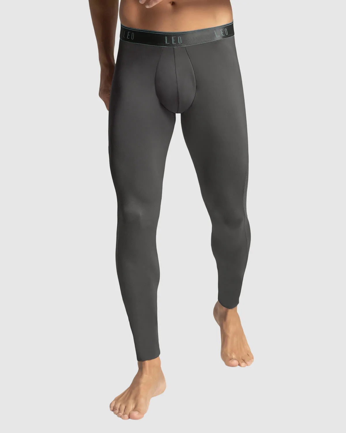 Paquete x3 bóxers largos tipo licra en microfibra con mallas transpirables para hombre