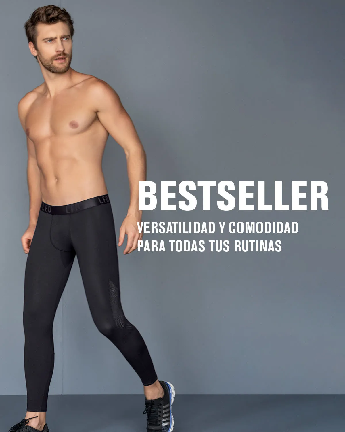 Paquete x3 bóxers largos tipo licra en microfibra con mallas transpirables para hombre