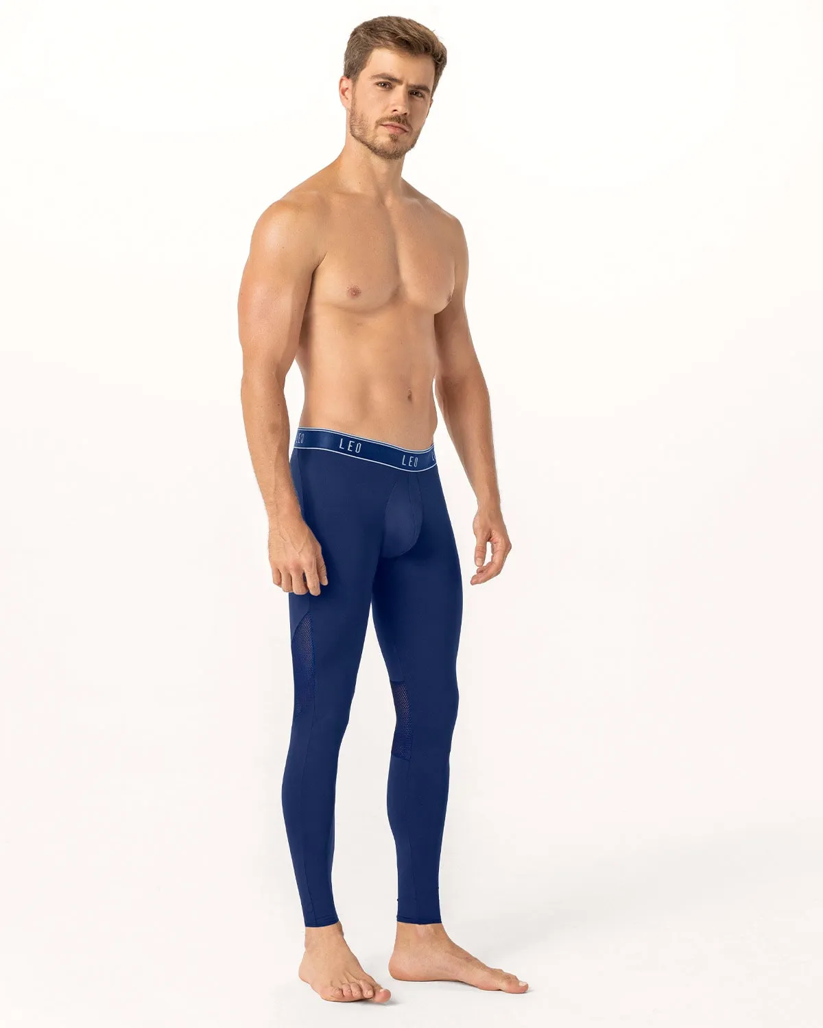 Paquete x5 licras deportivas en microfibra con mallas transpirables para hombre