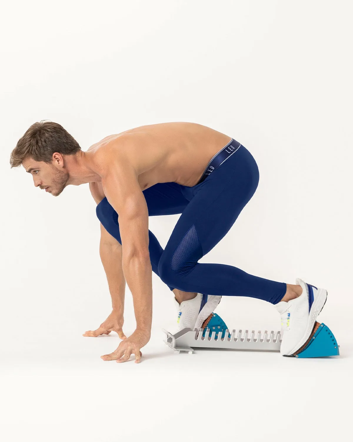 Paquete x5 licras deportivas en microfibra con mallas transpirables para hombre