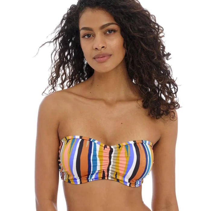 Parte de arriba Bikini Freya Swim Torra Bay Bandeau con aros AS203210 Multicolor