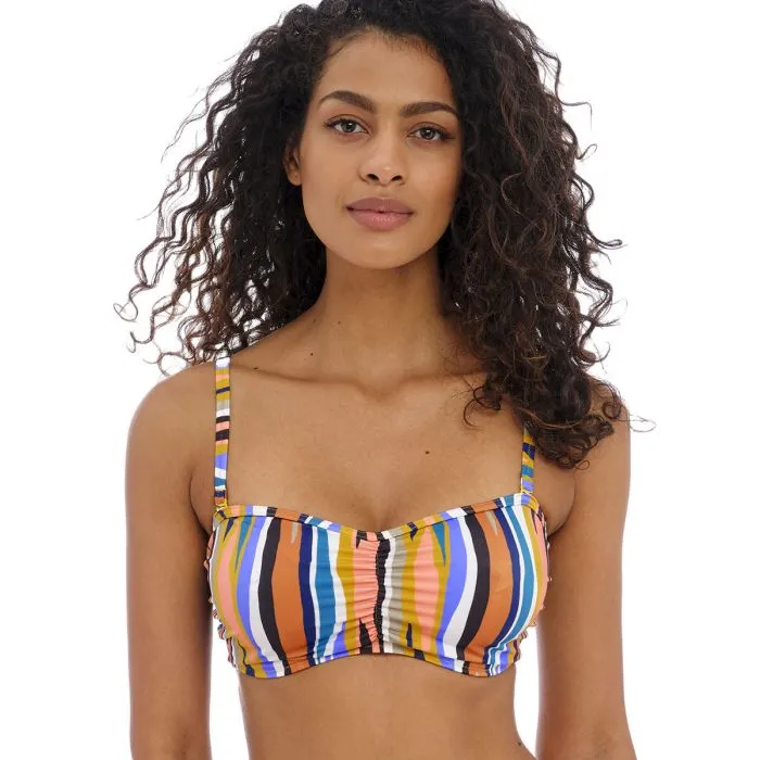 Parte de arriba Bikini Freya Swim Torra Bay Bandeau con aros AS203210 Multicolor