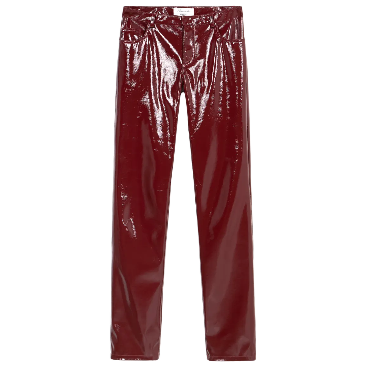 Patent Straight Pants