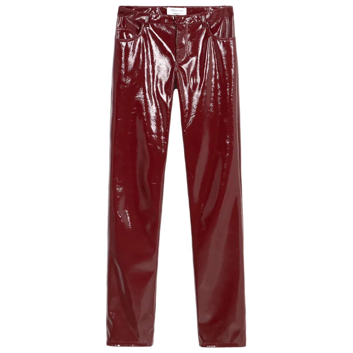 Patent Straight Pants