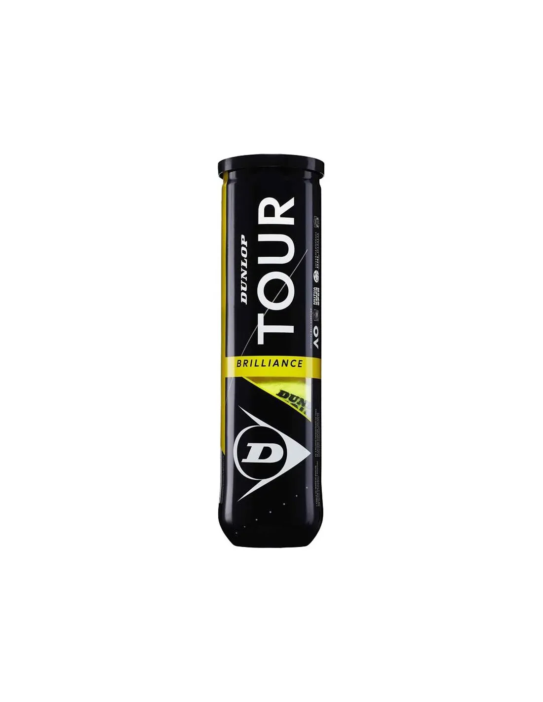 Pelota de tenis Dunlop Tour Brillance x4