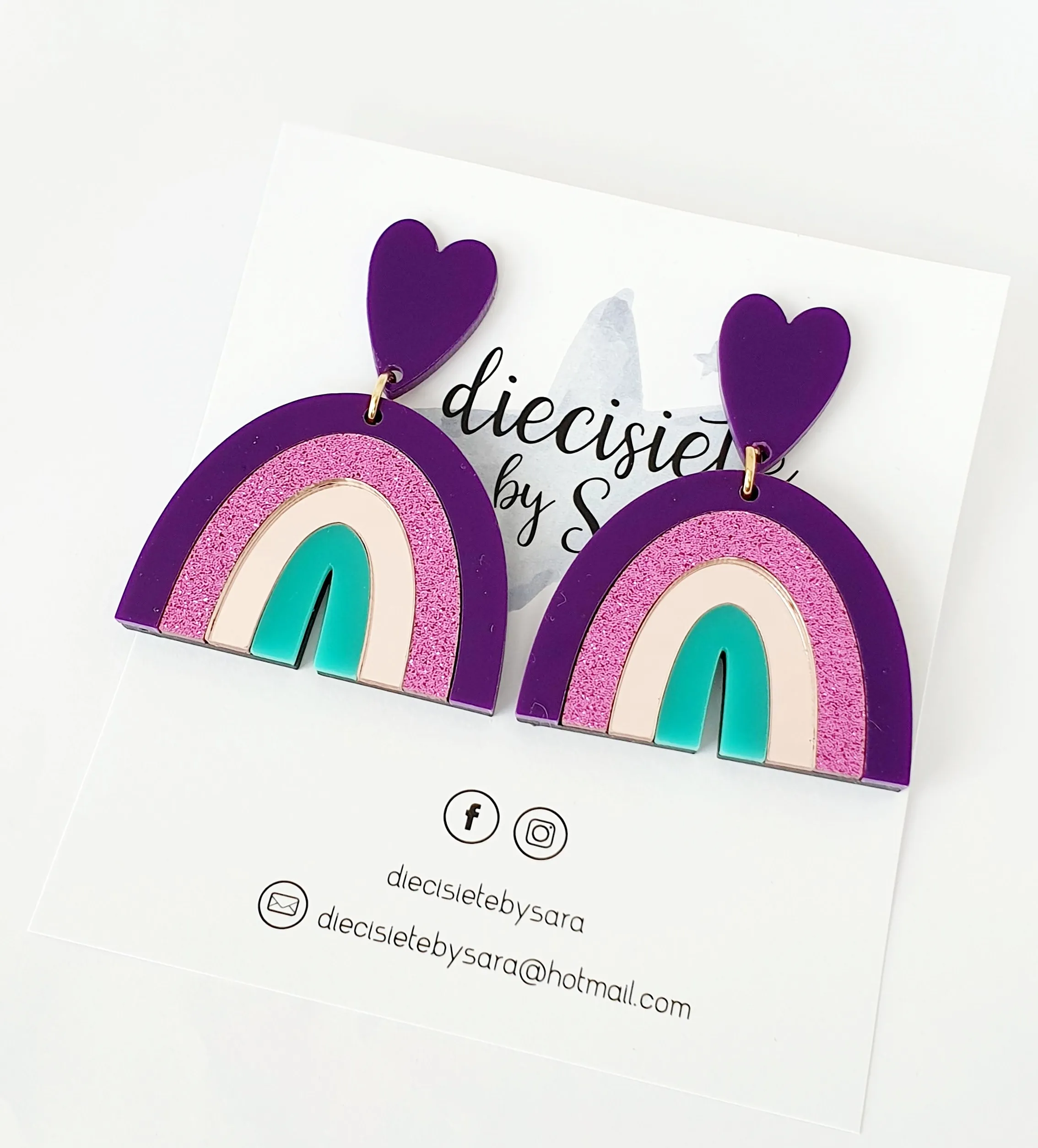 Pendientes Arcoiris