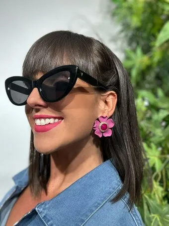 Pendientes Flor ALOE Buganvilla