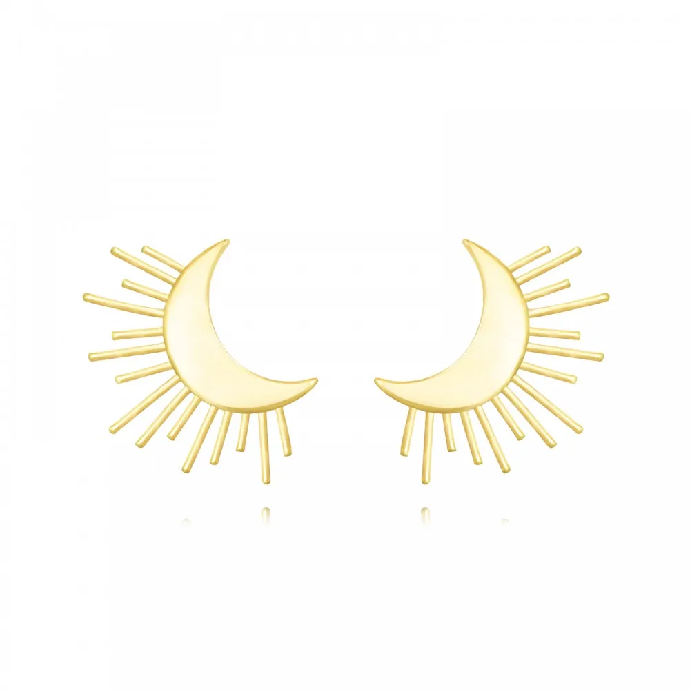 Pendientes Moon and Sun Oro (PAR)