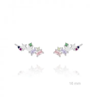 Pendientes Plata Trepadores