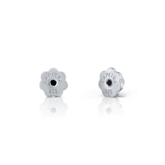 Pendientes Plata Tulipán Fucsia