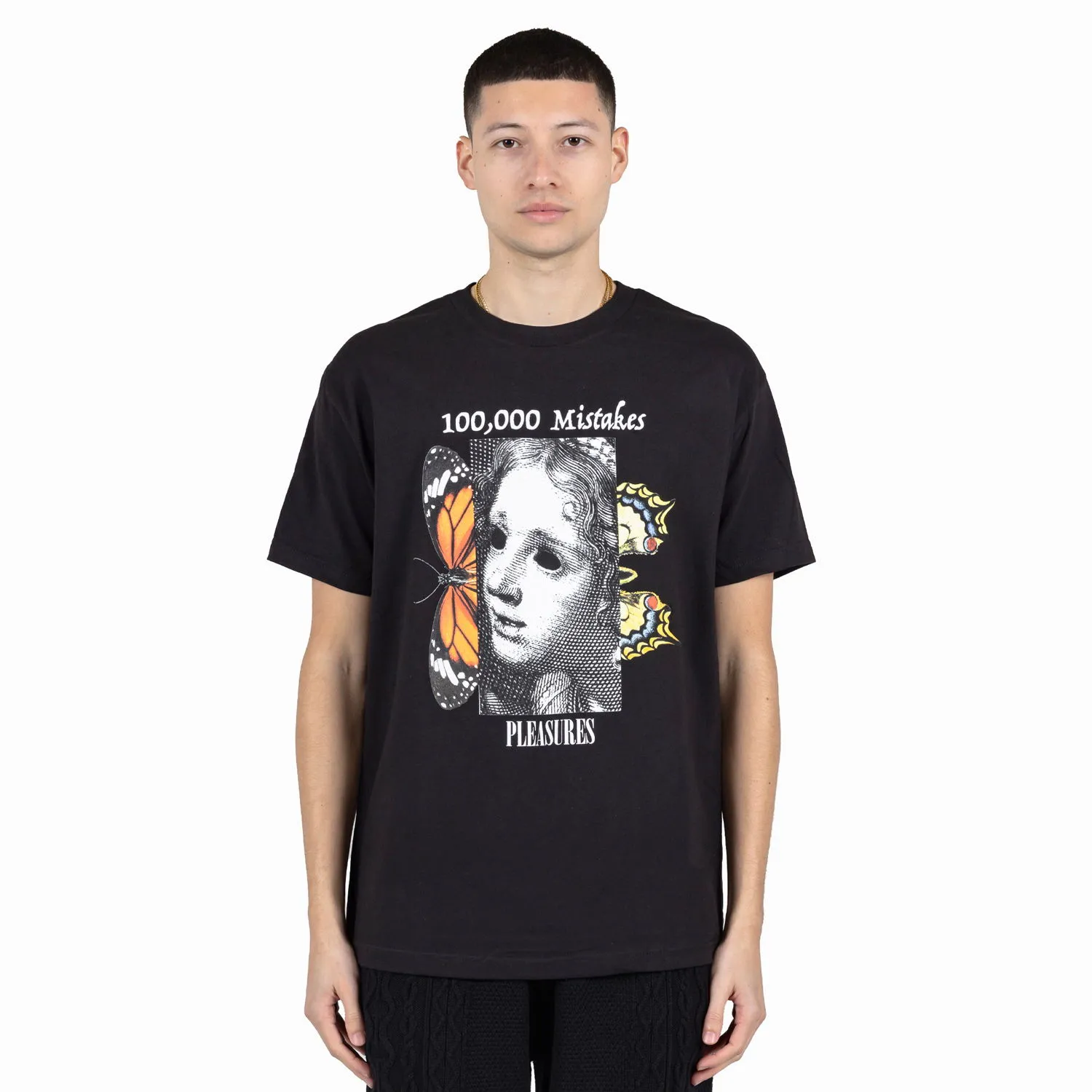 Pleasures Mistakes Tee Black