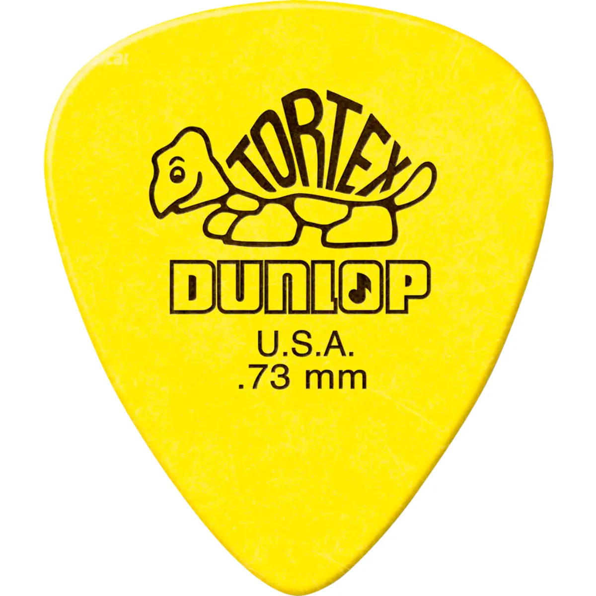 PUA DUNLOP TORTEX STANDARD 0.73 AMARILLO 418B.73