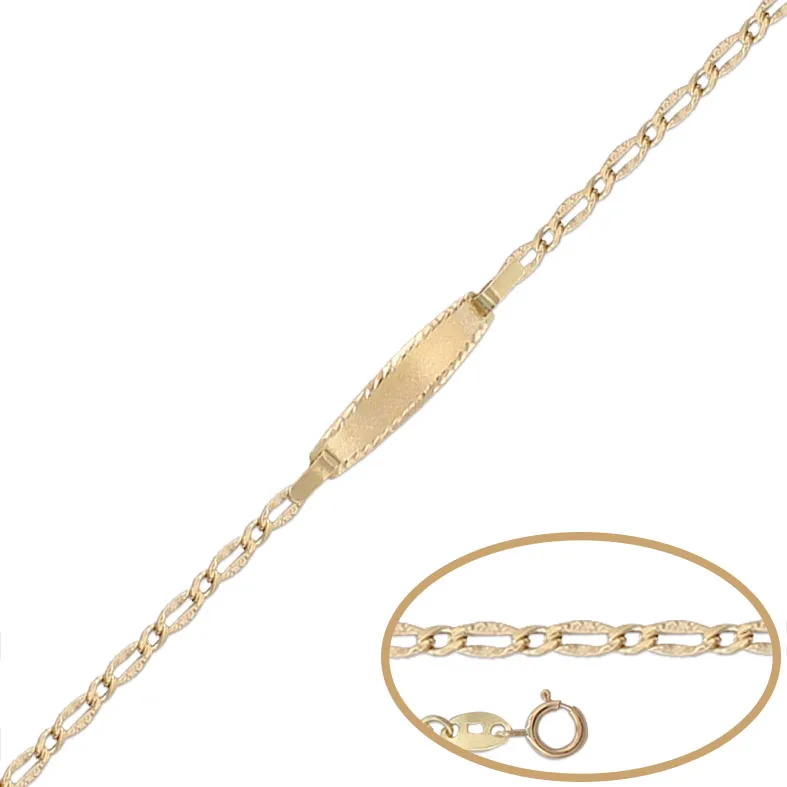 Pulsera Bebé Oro 12cm