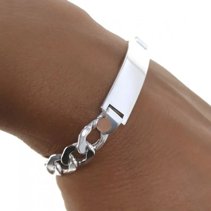 Pulsera Esclava Plata Hombre