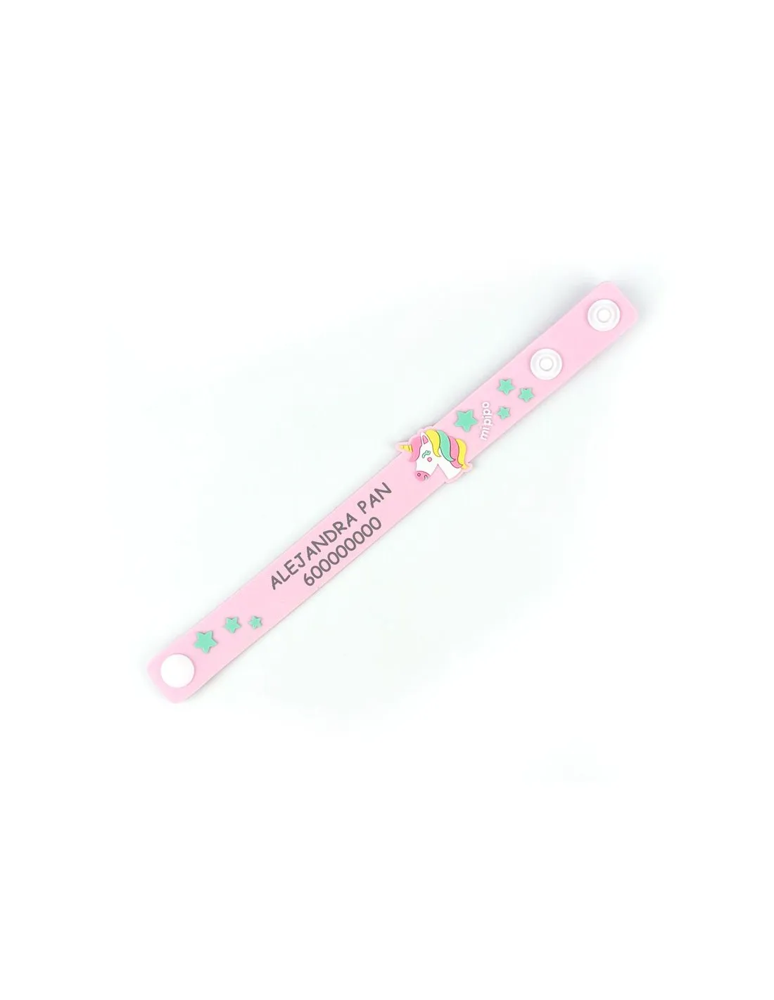 Pulsera Identificativa Personalizada Unicornio