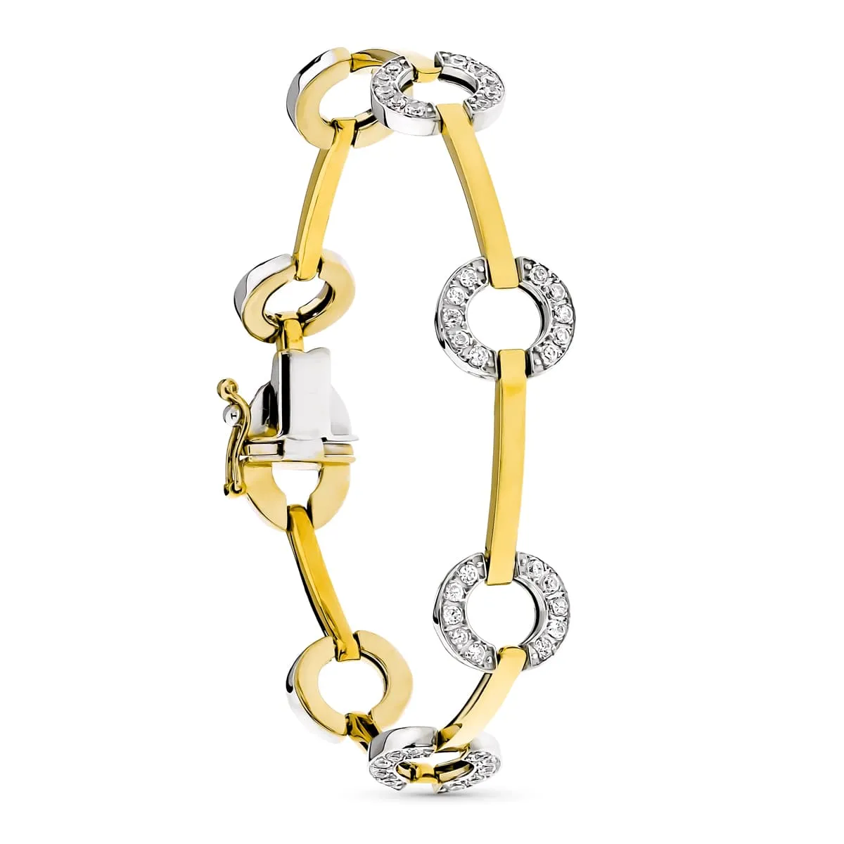 Pulsera Oro Bicolor