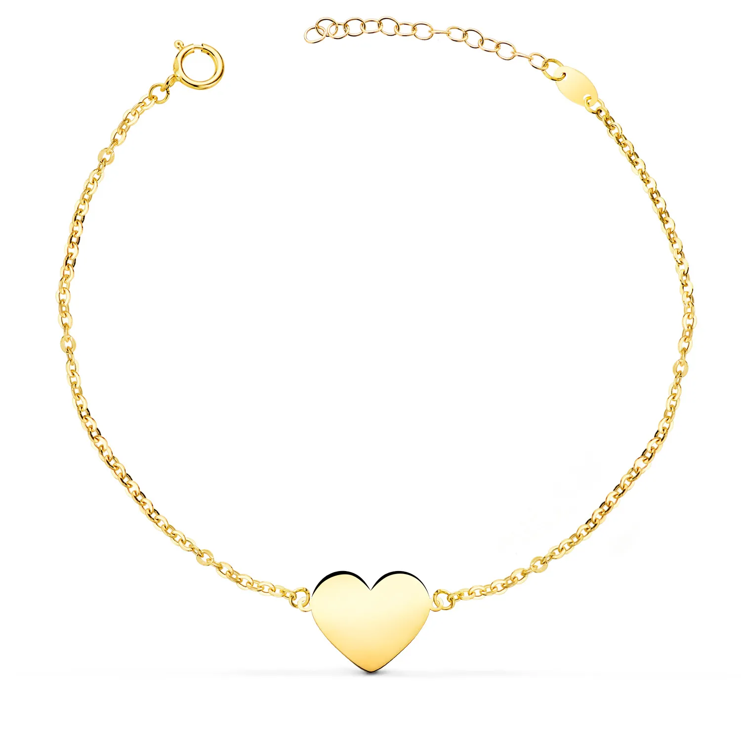 Pulsera Oro Corazón