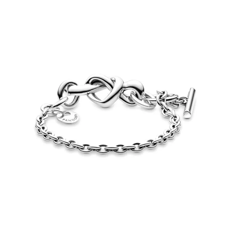Pulsera Pandora Corazones Anudados 598100