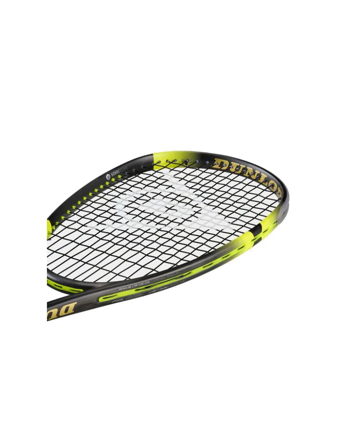 Raqueta de Squash Dunlop Sonic Core Ultimate 132 Black / Yellow
