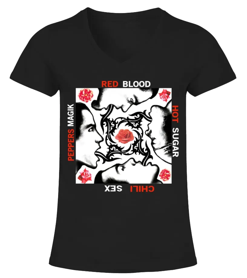 Red Hot Chili Peppers BK (14) Camiseta cuello pico Mujer