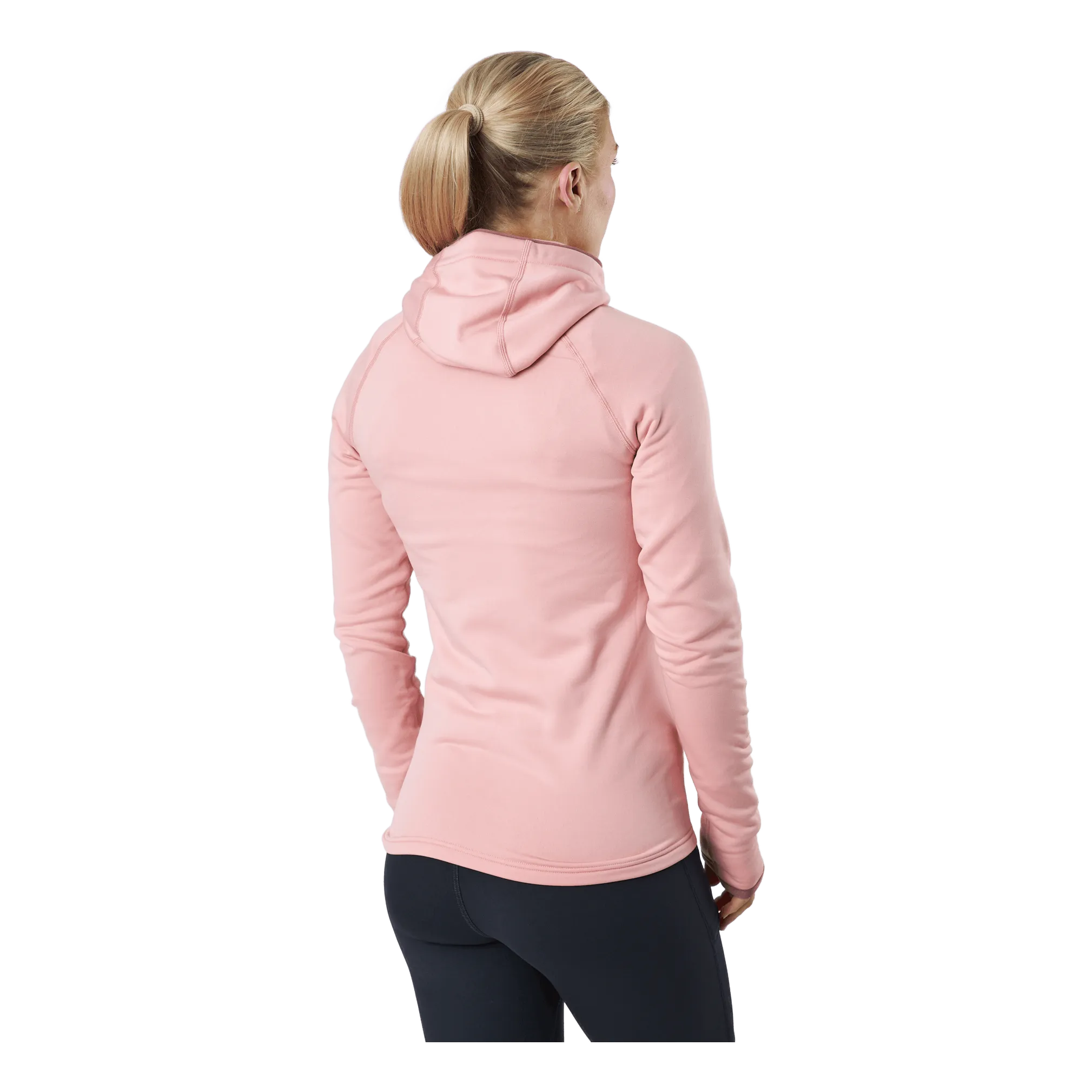 Rendimiento máximo W Chill Light Zip Hood Warm Blush/rose Brown