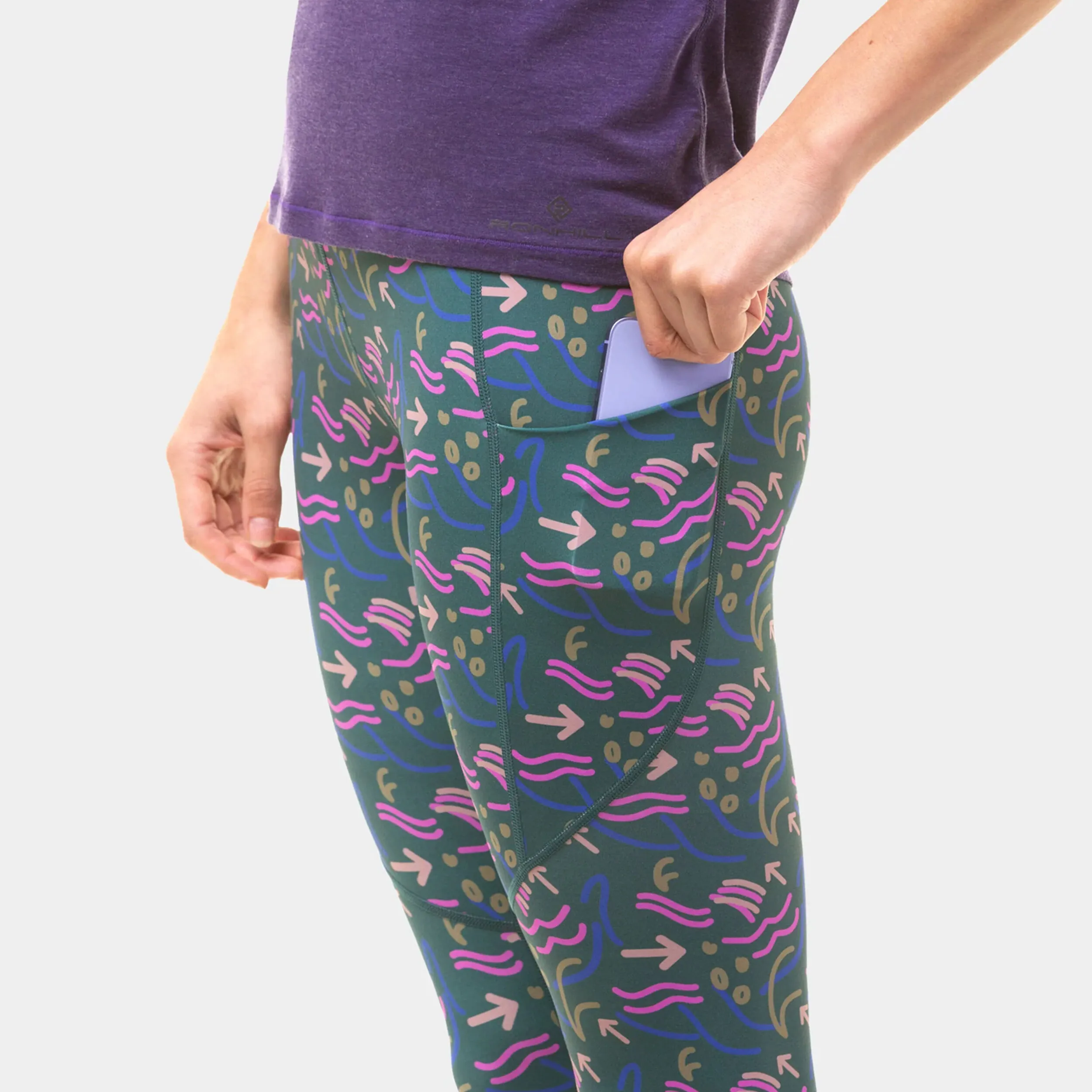 Ronhill Tech Crop Mallas Para Correr Mujeres