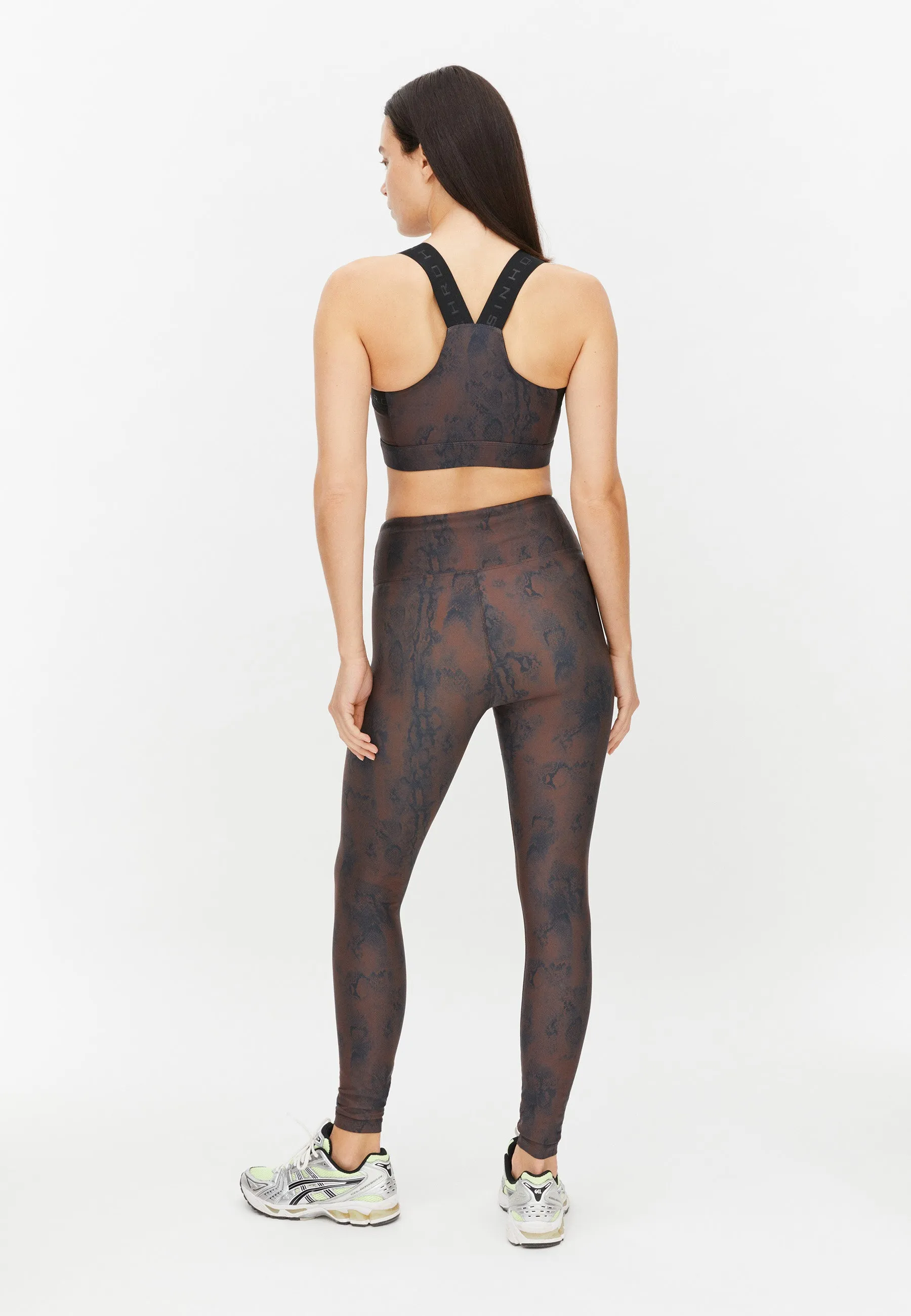 Röhnisch Kay Printed Sportsbra Brown Snake