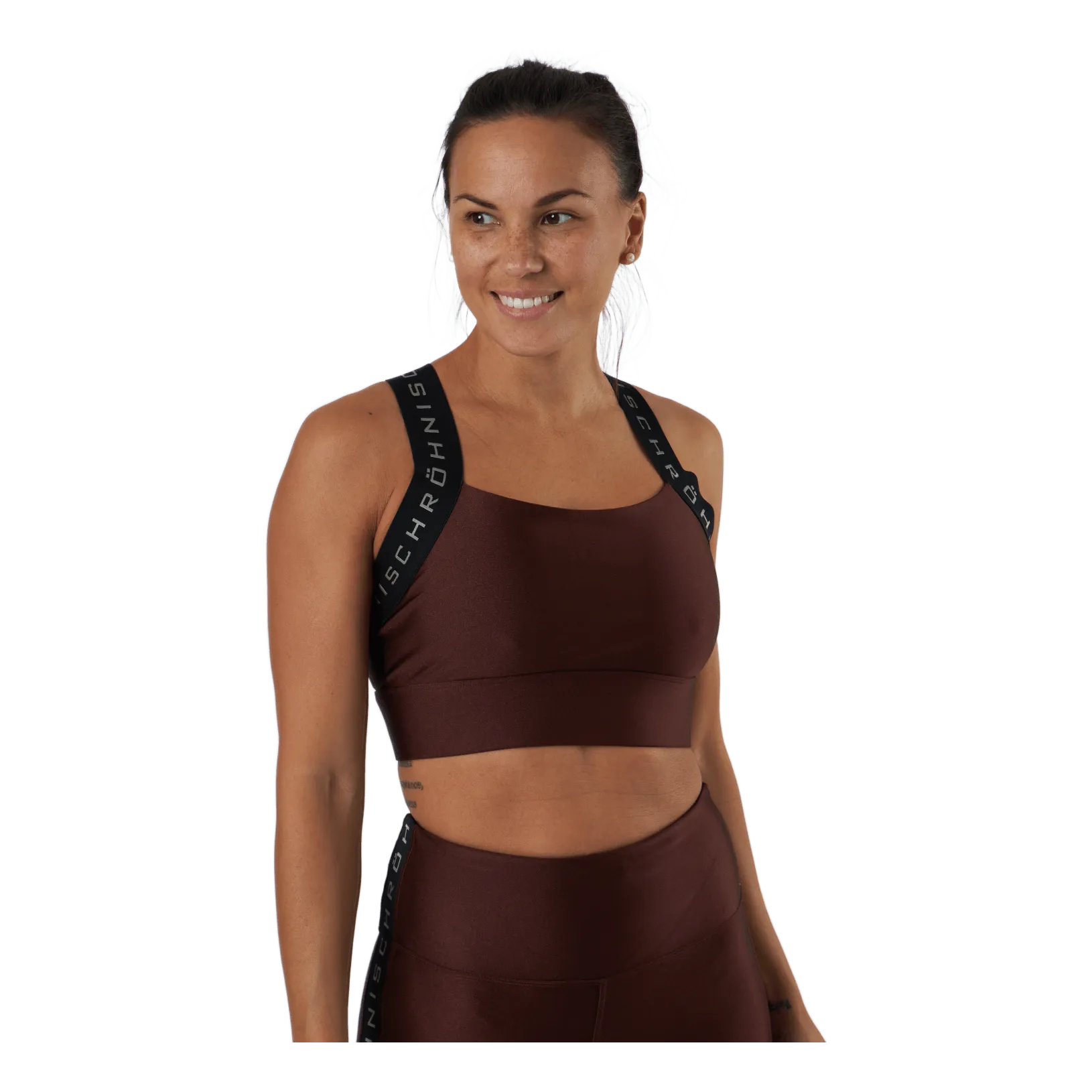 Röhnisch Shiny Kay Sports Bra Bitter Brown