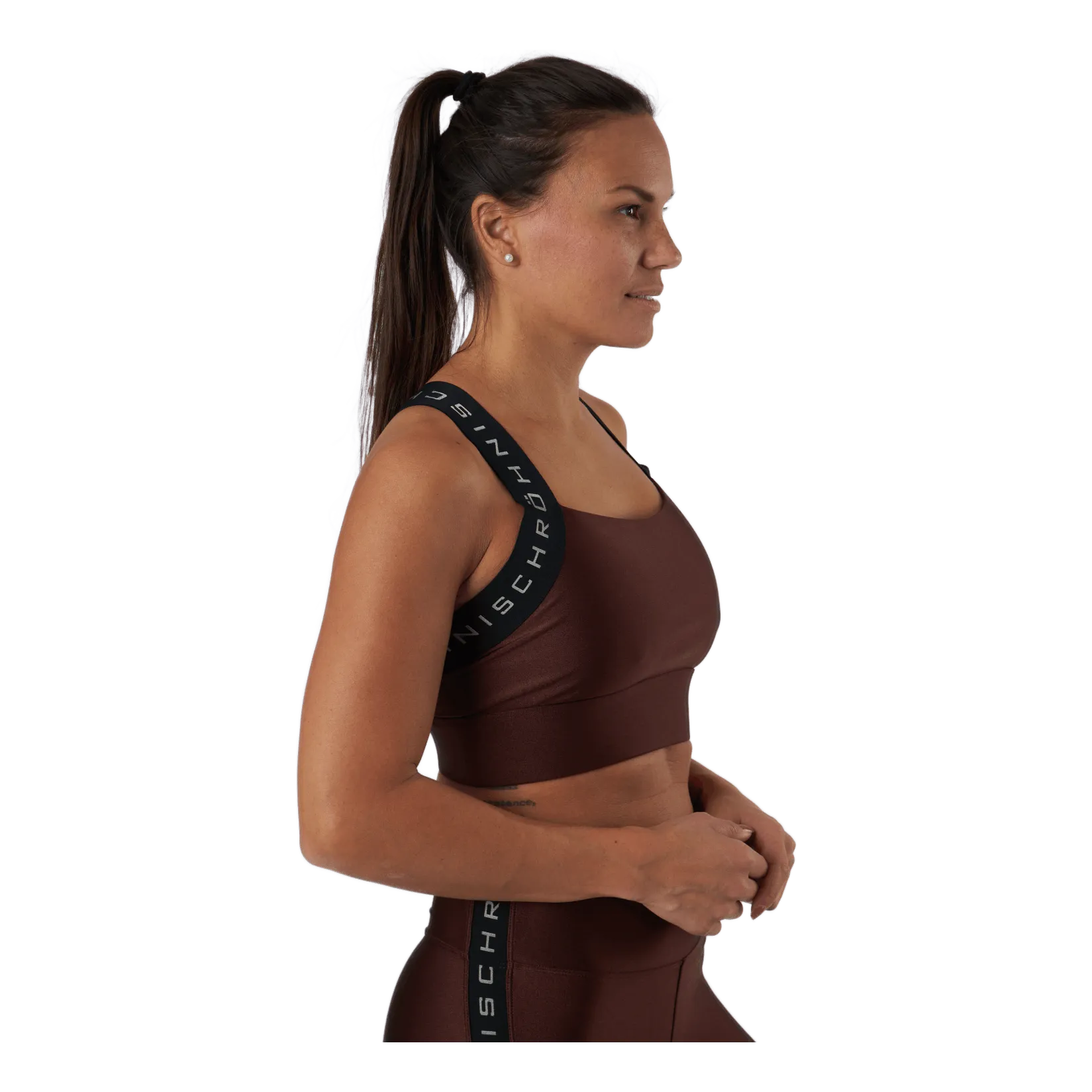 Röhnisch Shiny Kay Sports Bra Bitter Brown