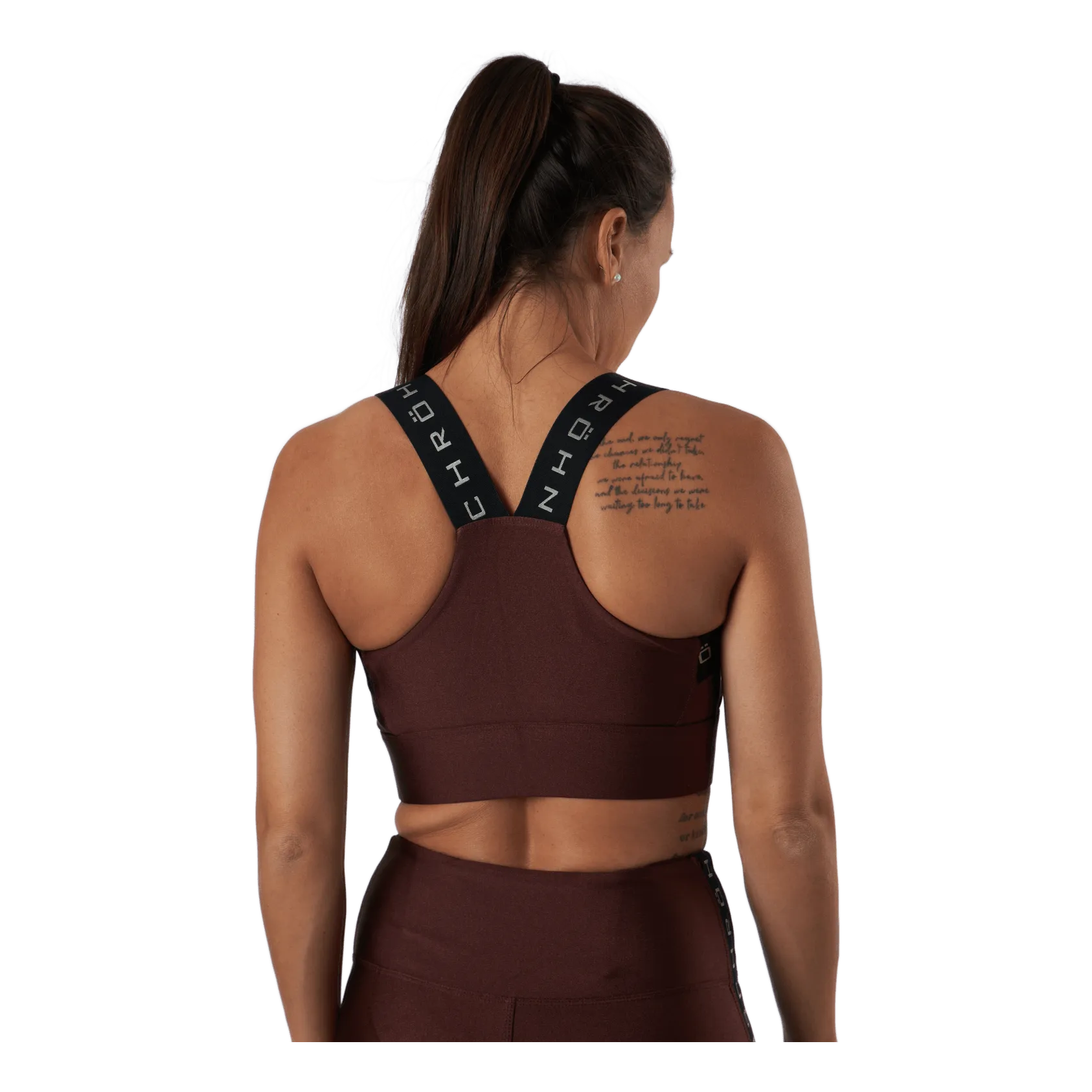 Röhnisch Shiny Kay Sports Bra Bitter Brown