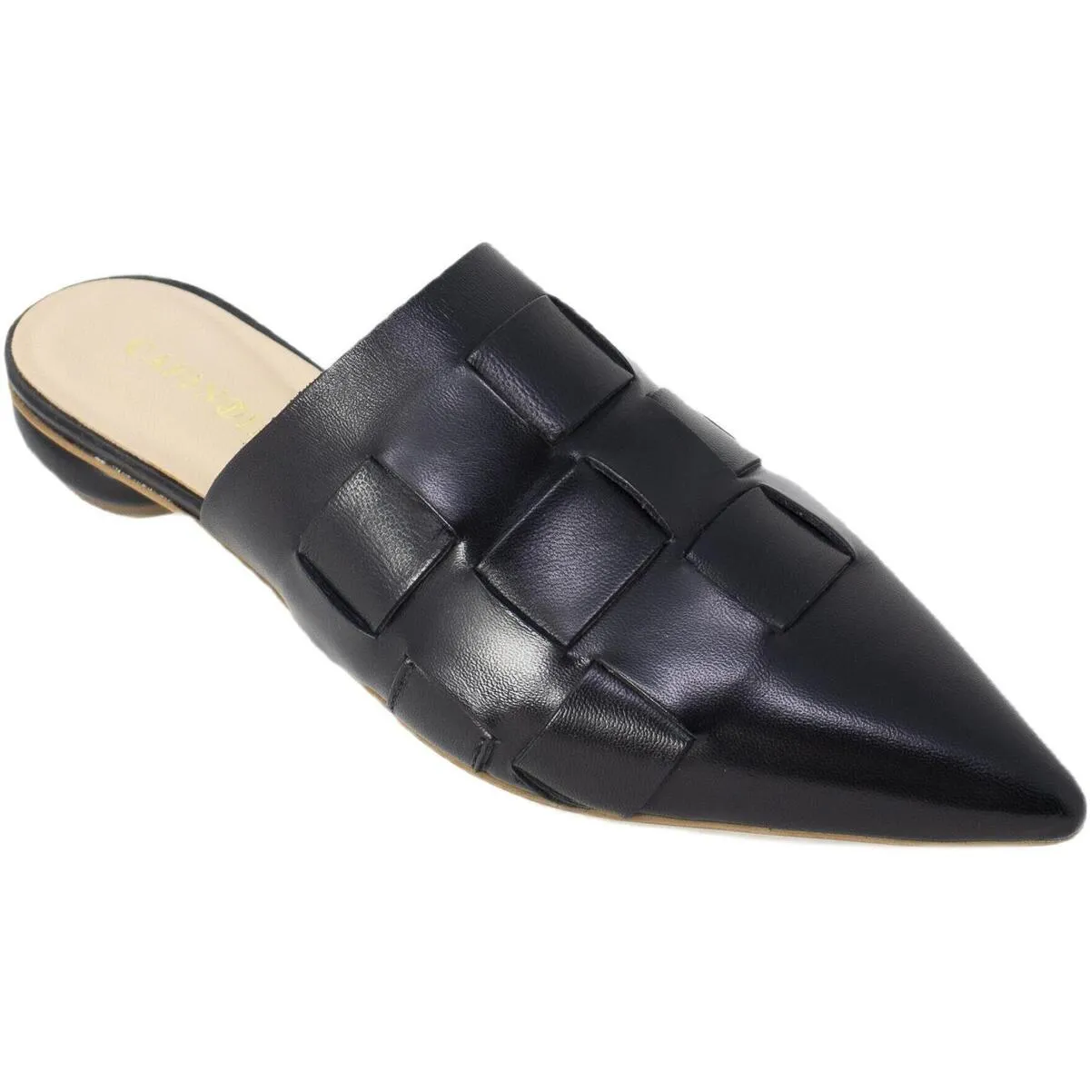 SABOT IN PELLE INTRECCIATA A MANO ED2260
