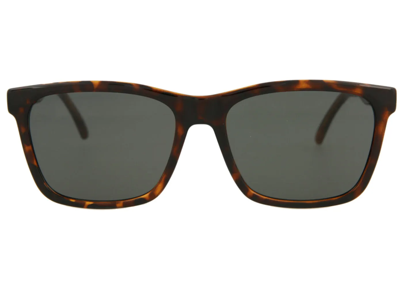 SAINT LAURENT RECTANGLEFRAME INJECTION SUNGLASSES HAVANA/GREY