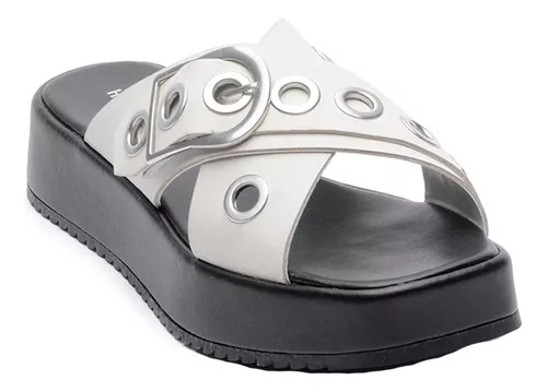 Sandalia Hush Puppies Mulin Mujer Hielo 640123 Empo200