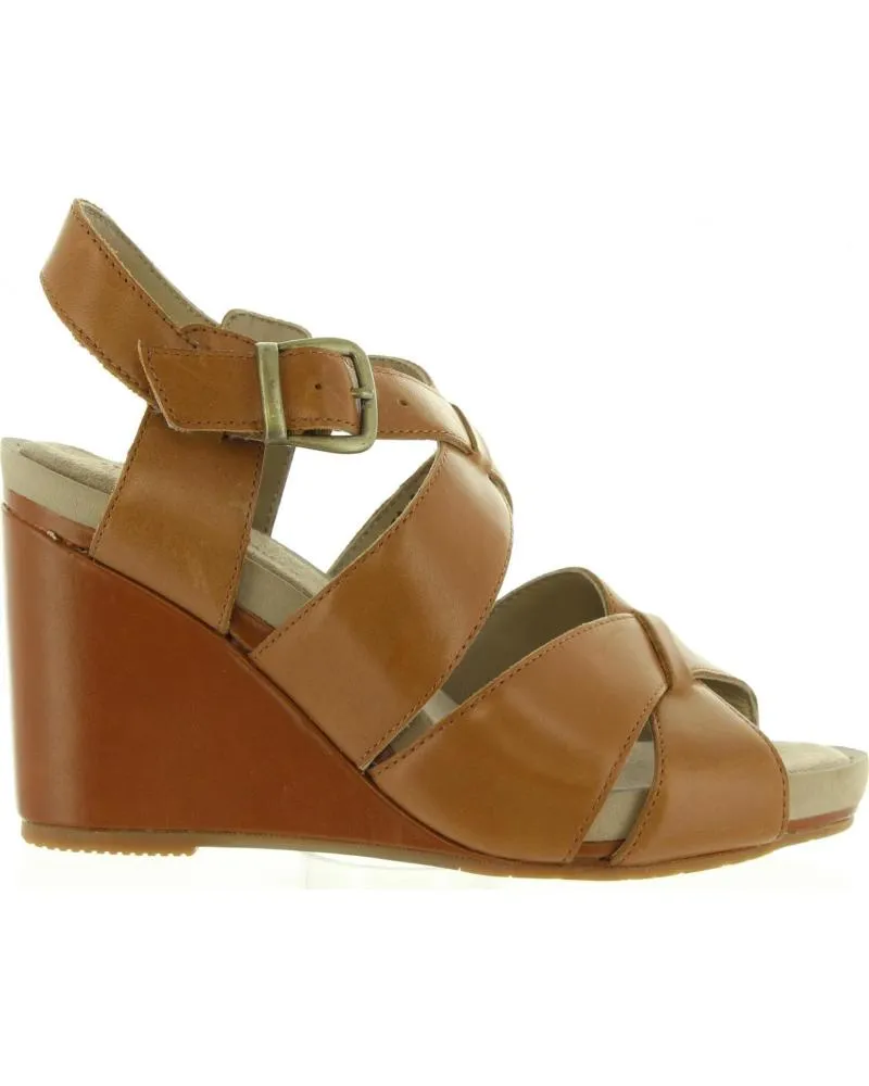 SANDALIAS DE MUJER HUSH PUPPIES 56060250 FINTAN 91 MARRON CLAIR