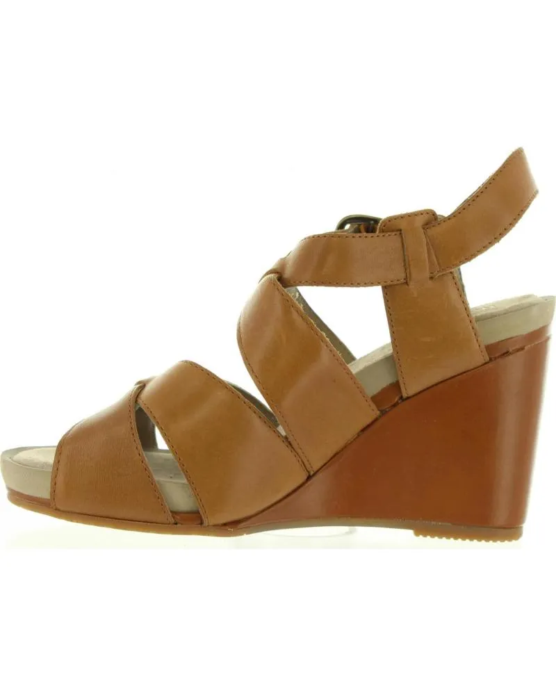 SANDALIAS DE MUJER HUSH PUPPIES 56060250 FINTAN 91 MARRON CLAIR