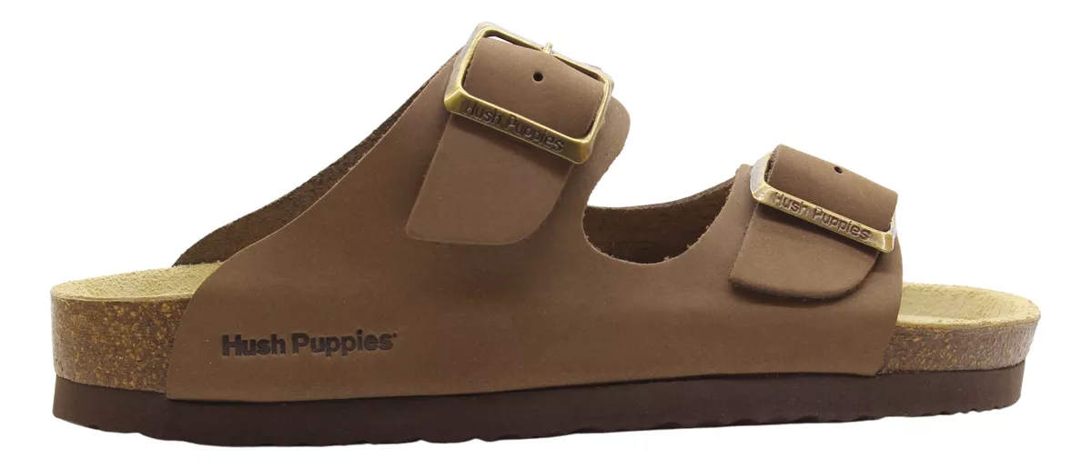 Sandalias Hush Puppies Class Doble Hebilla Comodas Carg
