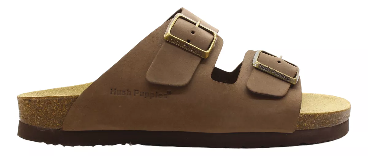 Sandalias Hush Puppies Doble Hebilla Hombre Old Birk Carg