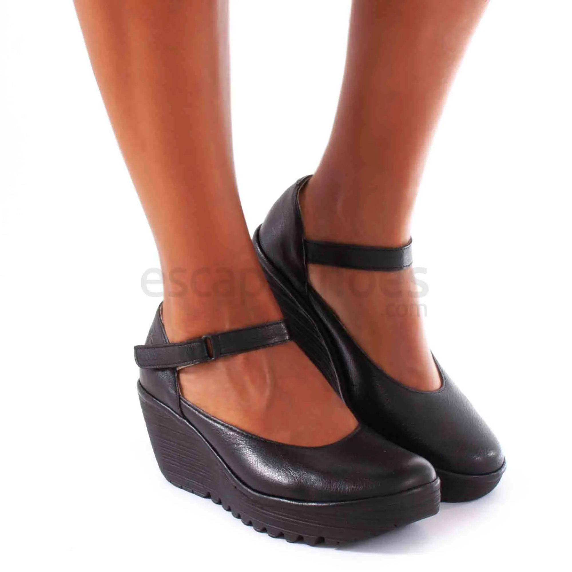 Sapatos FLY LONDON Yawo345 Mousse Black P501345000