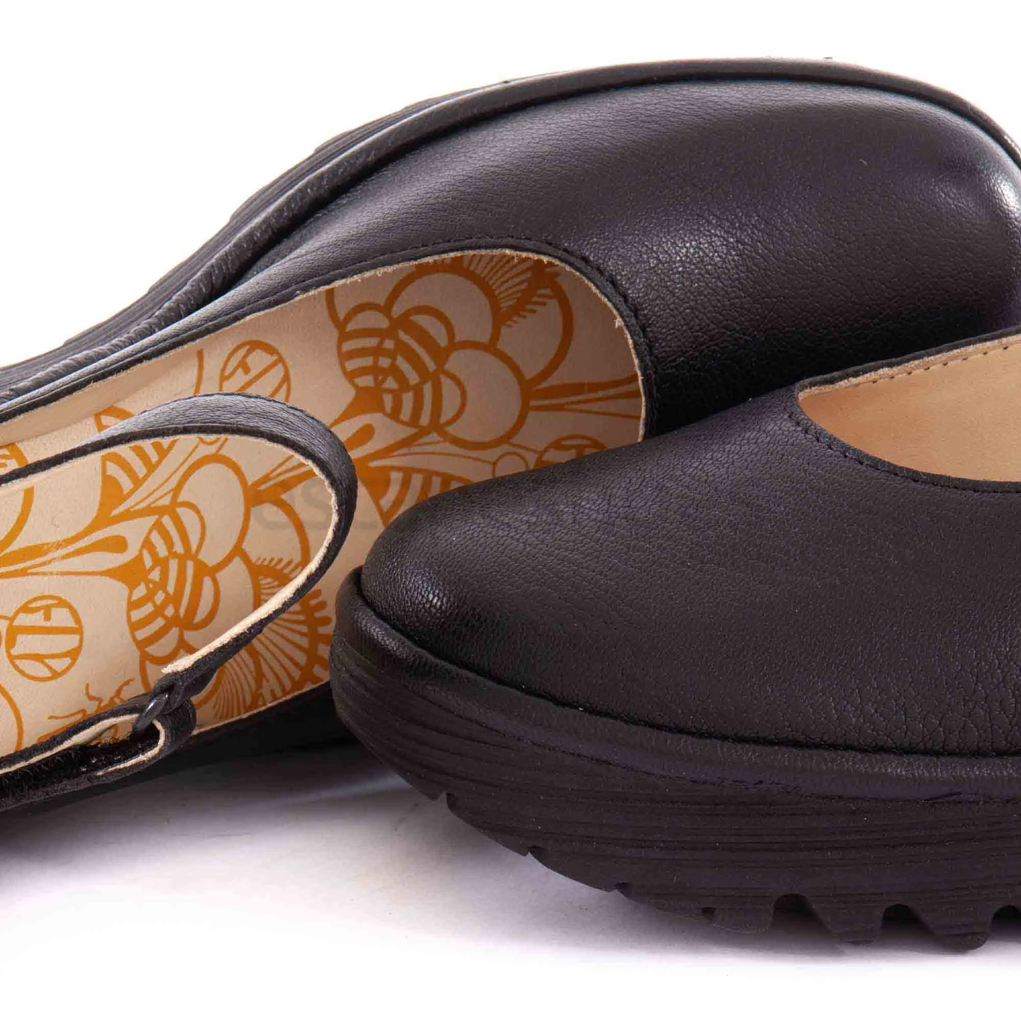 Sapatos FLY LONDON Yawo345 Mousse Black P501345000